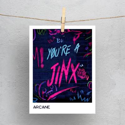 پولاروید(فتوکارت) you are a jinx arcane