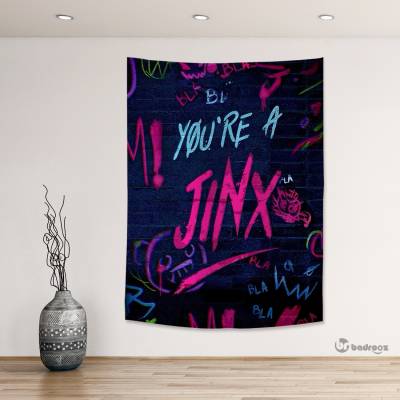 بک دراپ you are a jinx arcane