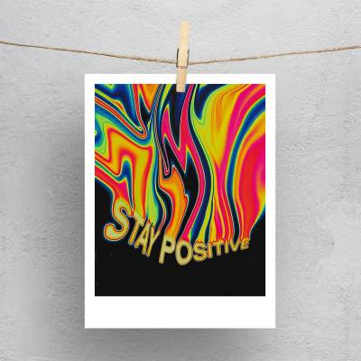 پولاروید(فتوکارت) stay positive 2