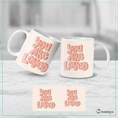 ماگ  طرح YOU ARE LOVED
