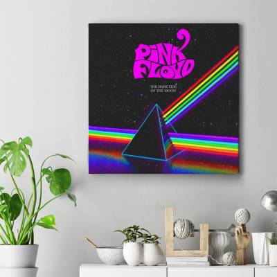 تابلو کنواس مربع (بوم) Pink Floyd -4
