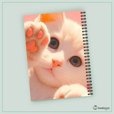 دفتر یادداشت گربه نارنجی 02