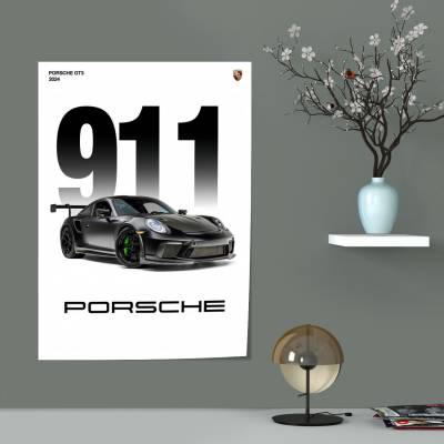 پوستر سیلک پورشه 911