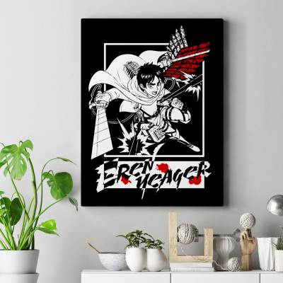 تابلو کنواس (بوم) 2 Attack on titan