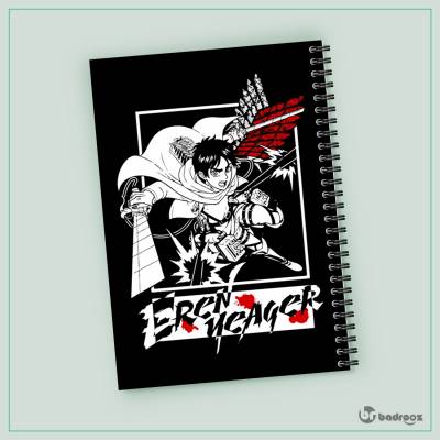 دفتر یادداشت 2 Attack on titan