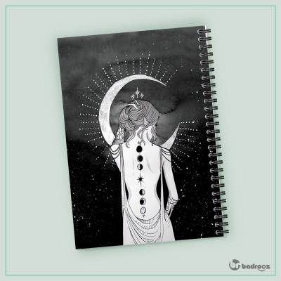 دفتر یادداشت 3 moon girl