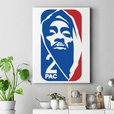 تابلو کنواس (بوم)  -Tupac 2pac