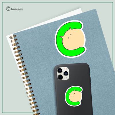 استیکر و برچسب H_CatLetterC1