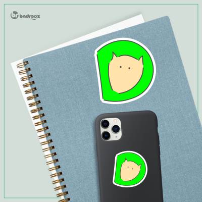 استیکر و برچسب H_CatLetterD1