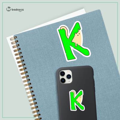 استیکر و برچسب H_CatLetterK1