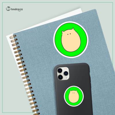 استیکر و برچسب H_CatLetterO1