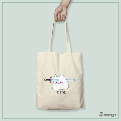 کیف خرید کتان (توت بگ) I`m fine