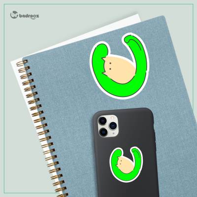 استیکر و برچسب H_CatLetterU1