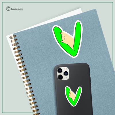 استیکر و برچسب H_CatLetterV1
