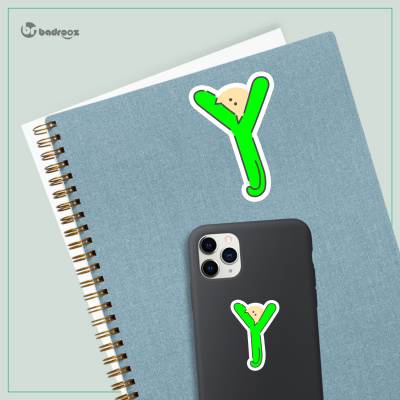 استیکر و برچسب H_CatLetterY1