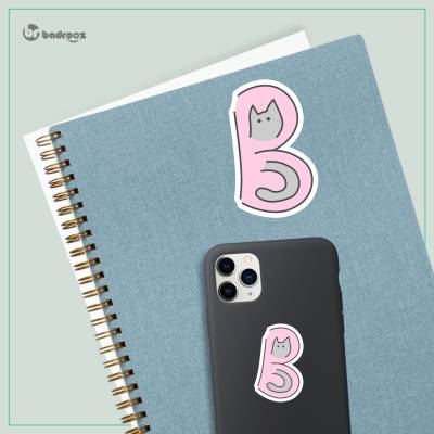 استیکر و برچسب H_CatLetterB2