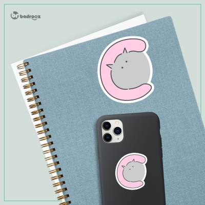 استیکر و برچسب H_CatLetterC2
