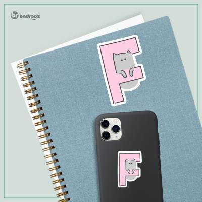 استیکر و برچسب H_CatLetterF2