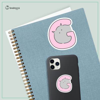 استیکر و برچسب H_CatLetterG2