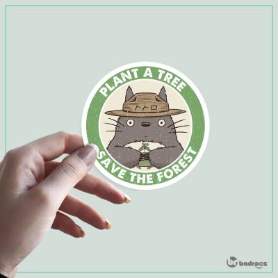 استیکر و برچسب 2 My Neighbor Totoro