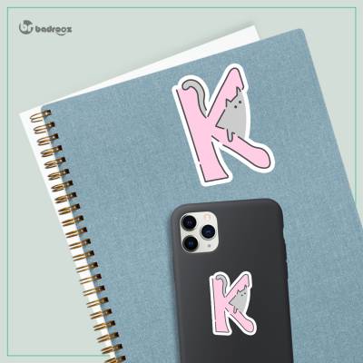 استیکر و برچسب H_CatLetterK2