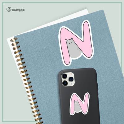 استیکر و برچسب H_CatLetterN2