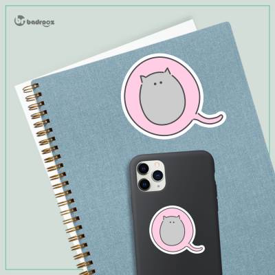 استیکر و برچسب H_CatLetterQ2