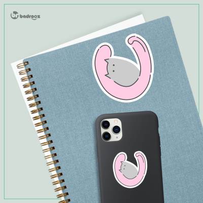 استیکر و برچسب H_CatLetterU2