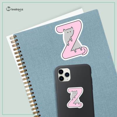 استیکر و برچسب H_CatLetterZ2