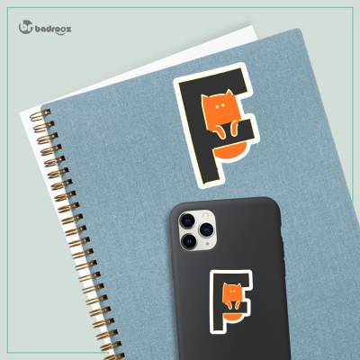 استیکر و برچسب H_CatLetterF3