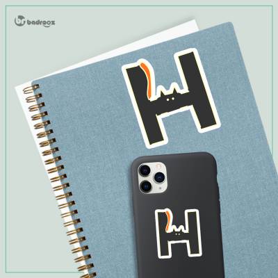 استیکر و برچسب H_CatLetterH3