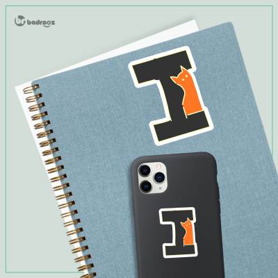 استیکر و برچسب H_CatLetterI3