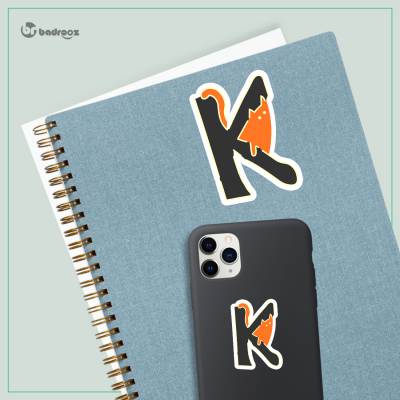 استیکر و برچسب H_CatLetterK3