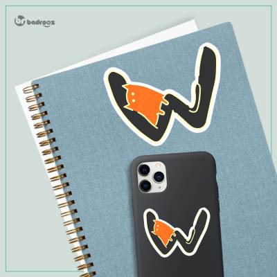 استیکر و برچسب H_CatLetterW3