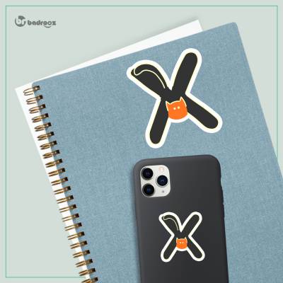 استیکر و برچسب H_CatLetterX3