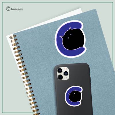 استیکر و برچسب H_CatLetterC4