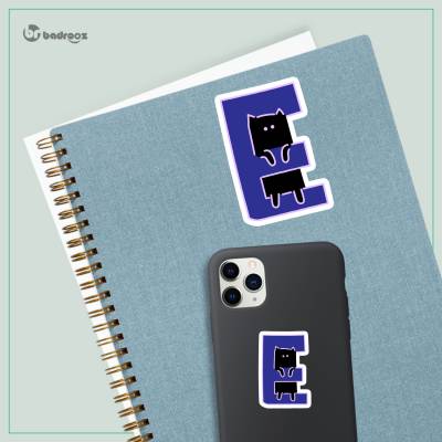 استیکر و برچسب H_CatLetterE4