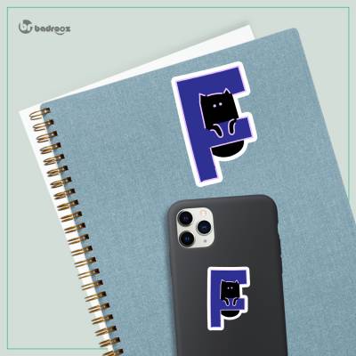 استیکر و برچسب H_CatLetterF4