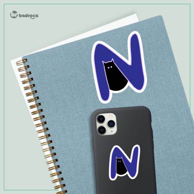 استیکر و برچسب H_CatLetterN4