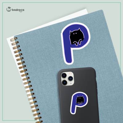 استیکر و برچسب H_CatLetterP4