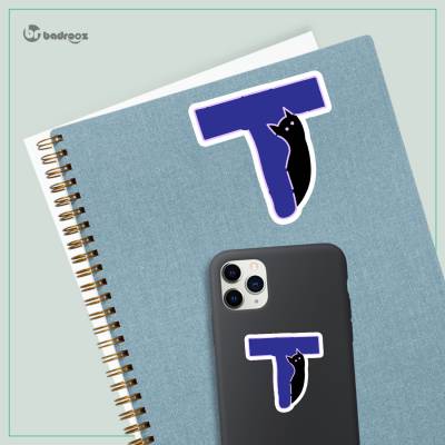 استیکر و برچسب H_CatLetterT4