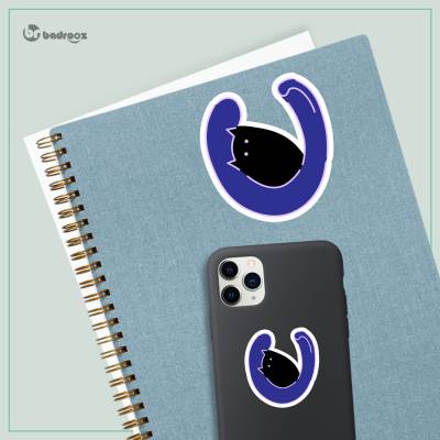 استیکر و برچسب H_CatLetterU4