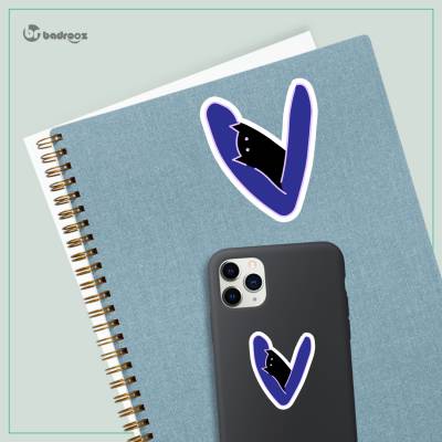 استیکر و برچسب H_CatLetterV4