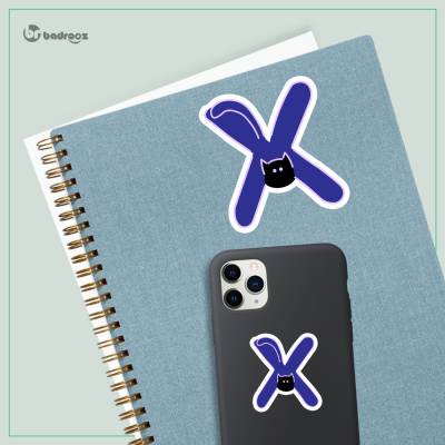 استیکر و برچسب H_CatLetterX4