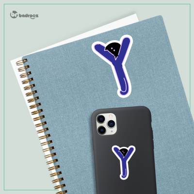 استیکر و برچسب H_CatLetterY4