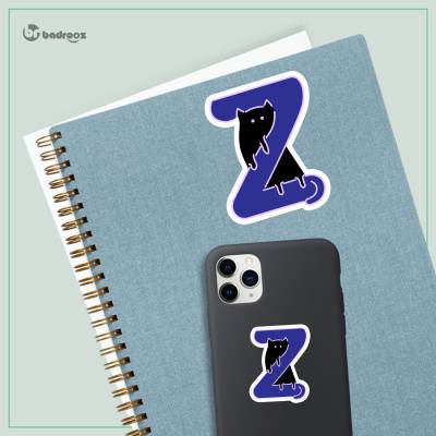 استیکر و برچسب H_CatLetterZ4