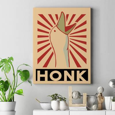تابلو کنواس (بوم) Honk