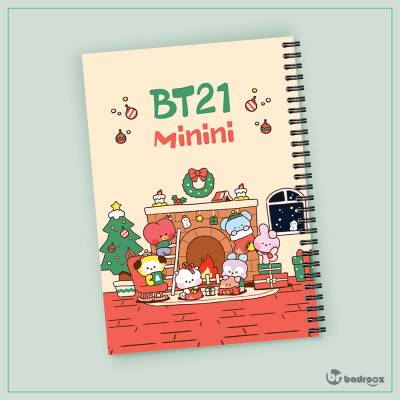 دفتر یادداشت bt21 christmas