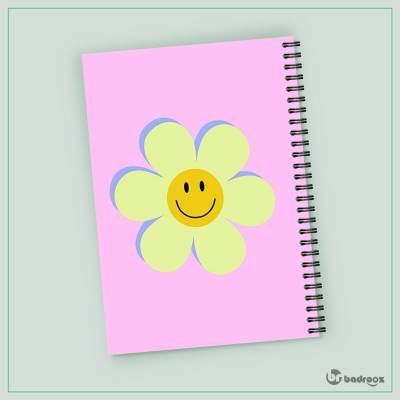 دفتر یادداشت smiling flower
