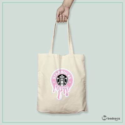 کیف خرید کتان (توت بگ) استار باکس - Starbucks 1